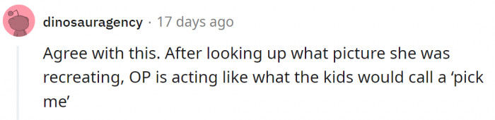 The photo should not be shown around