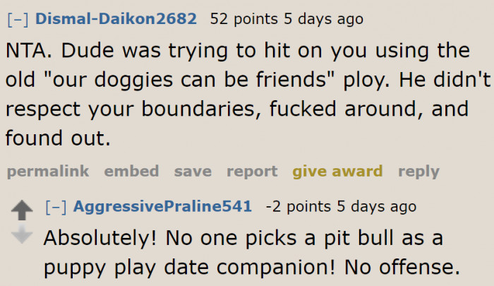 That puppy play date was just an excuse, according to these users.