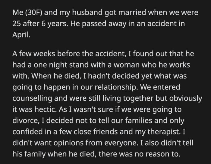 They are civil to the woman and are coming around to the idea of forming a bond with the baby, but OP is staying as far away as possible