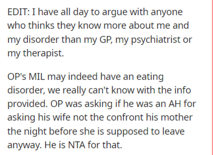 They also posted a wonderful edit in response to those who have doubted the truth behind this commenter's perspective.