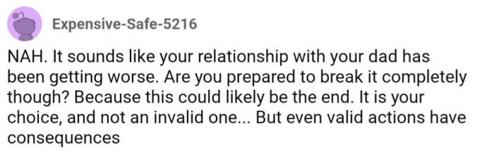 This could very well be something that completely ends their deteriorating relationship