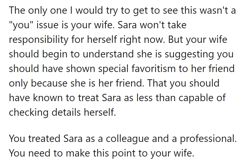 Looks like he missed the memo on mind-reading for friends. Time for the missus to revisit his job description.