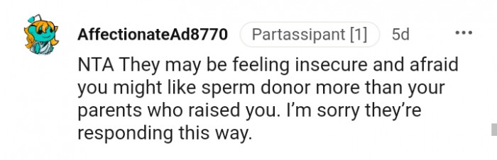 This Redditor is sorry they are responding this way