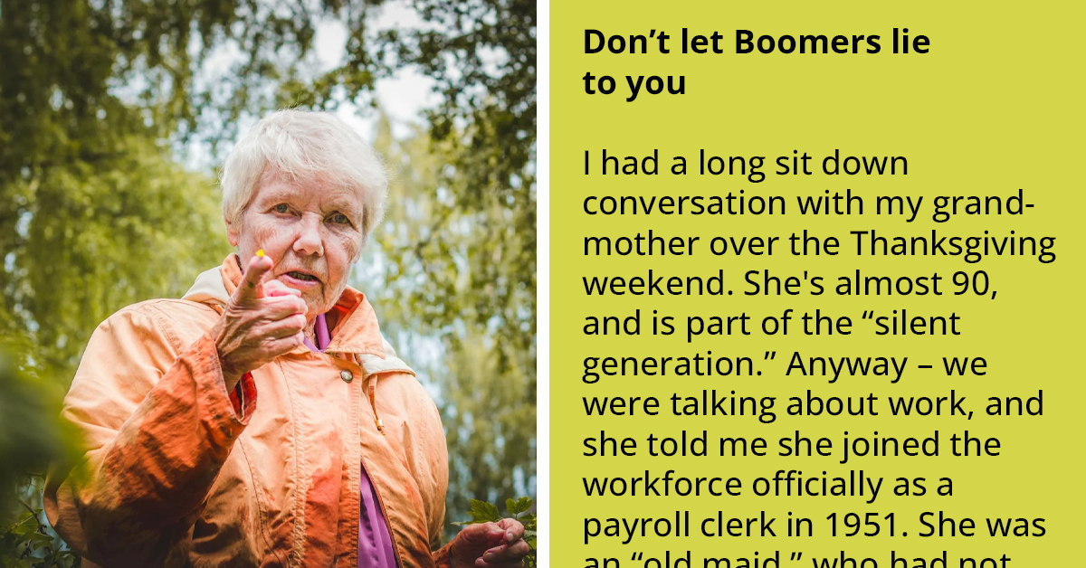 Grandma's Work Tale Wins Hearts And Sounds Alarm Against Boomer Deceptions
