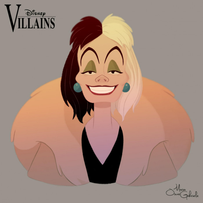 Villain: Cruella De Vil (101 Dalmatians)