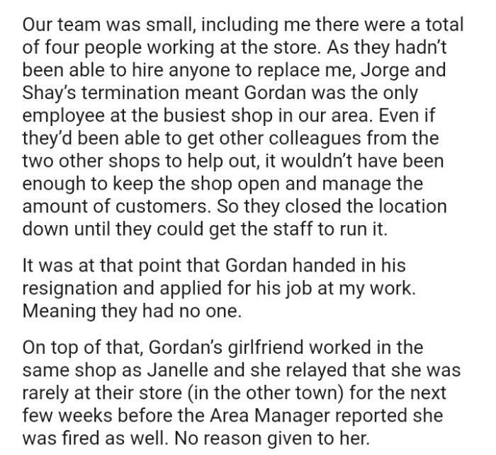 It wouldn’t have been enough to keep the shop open and manage the amount of customers