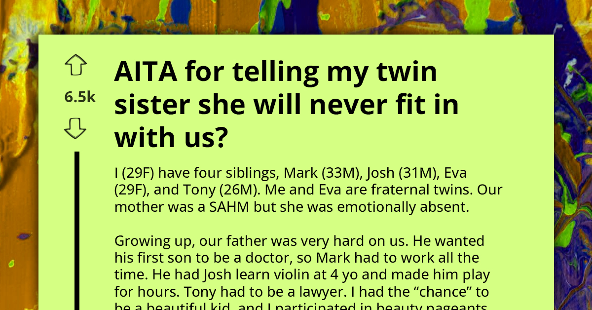 Twin Sparks Outrage After Cruelly Telling Sister She'll 'Never Fit In' With Family Over Alleged Abuse Differences.