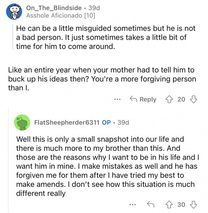 We all make mistakes that are loved ones are ready to forgive us for.