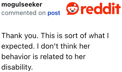 But it looks like his aunt and her husband didn't stick with it.