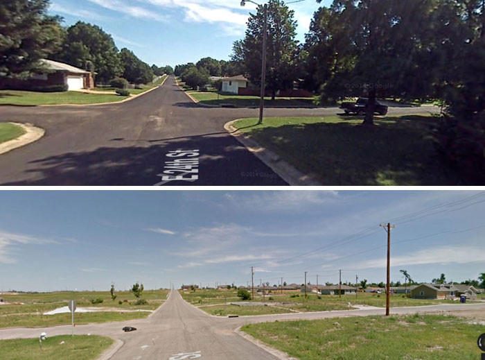 "Before And After The Joplin, Missouri Tornado Of 2011"