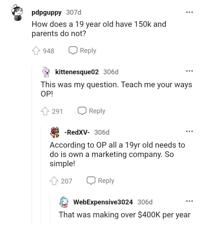 Redditors certainly had a lot of questions, and they did get answers