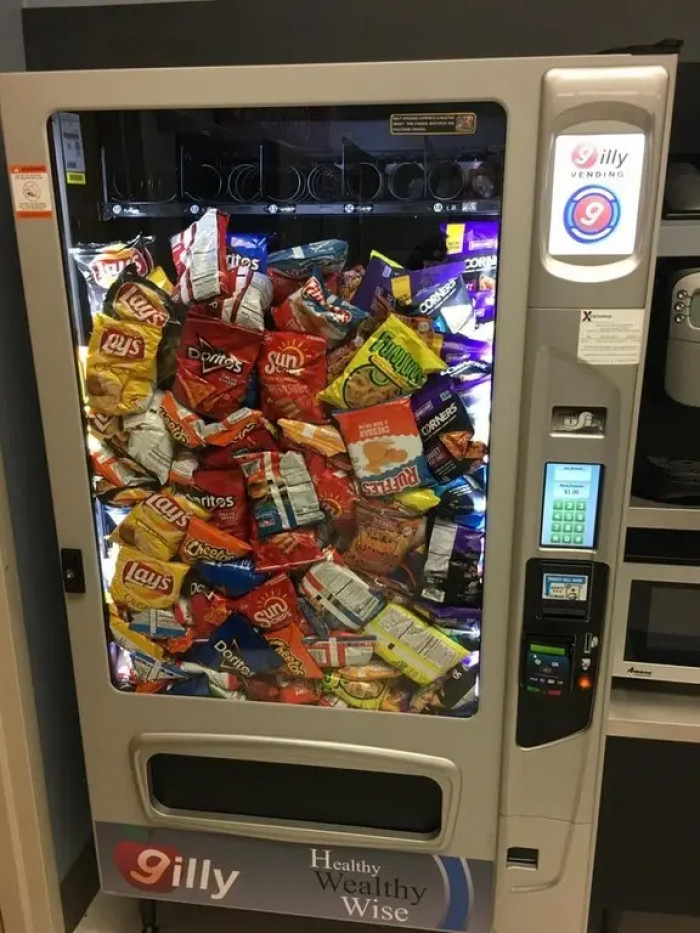 6. Whoever Set Up This Vending Machine