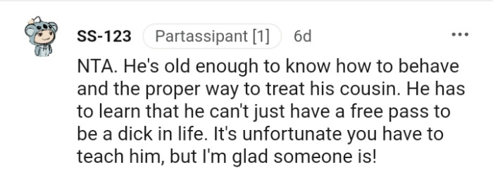 It is unfortunate that it's the OP who has to teach him