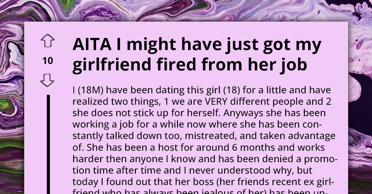 Teenager Texts His Girlfriend's Boss About The Way He Treats Her, Risks Getting Her Fired