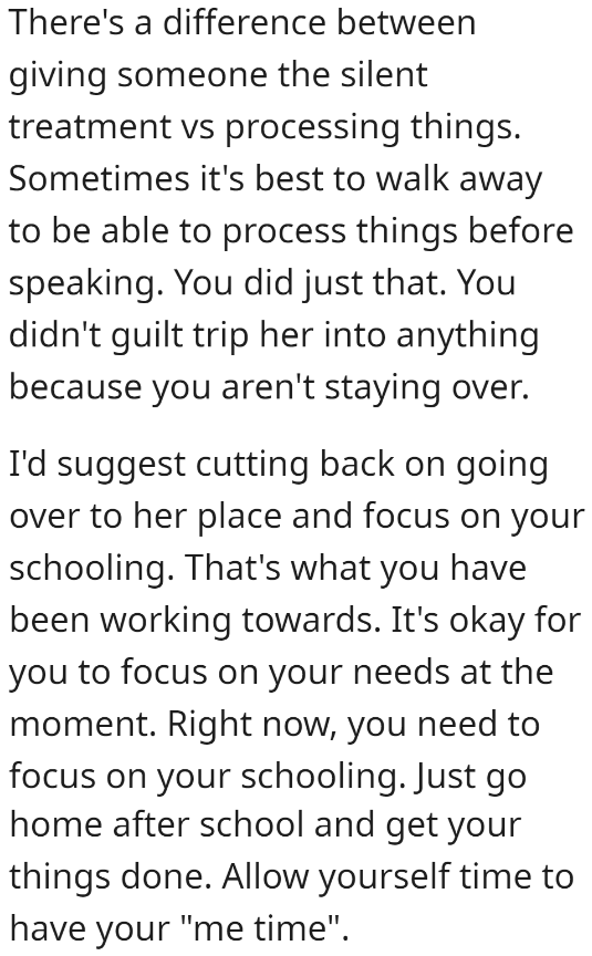 A Redditor believes that walking away, just like what the OP did, was the best way to handle the situation.