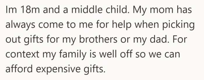 Right away, there’s a clear role. He helps make everyone else’s Christmas work.