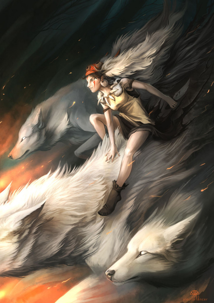 41. Princess Mononoke By Alector Fencer