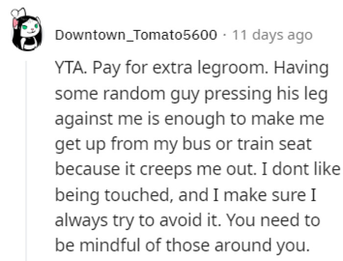 Gotta be mindful of others