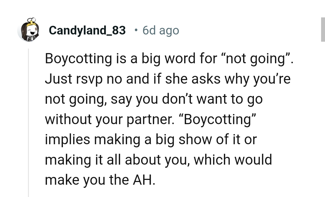 Let's head into the comments section and find out what other Redditors have to say regarding the story