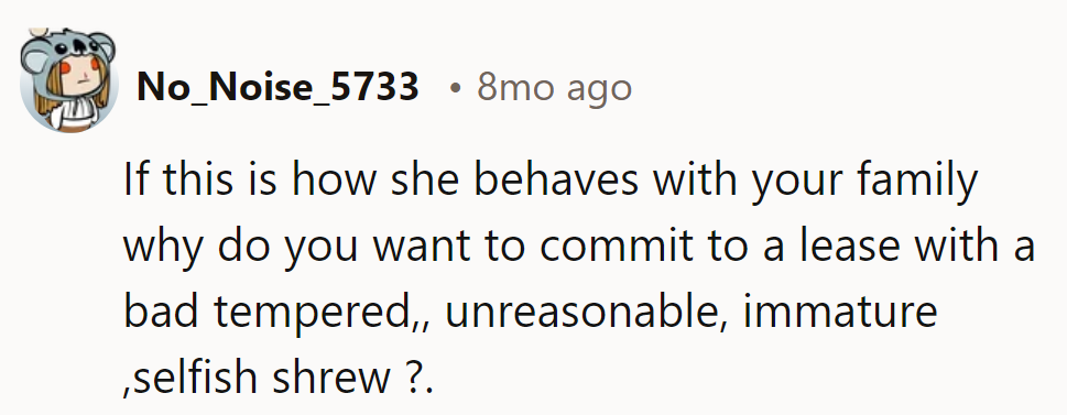 Why settle for a lease with a drama queen?