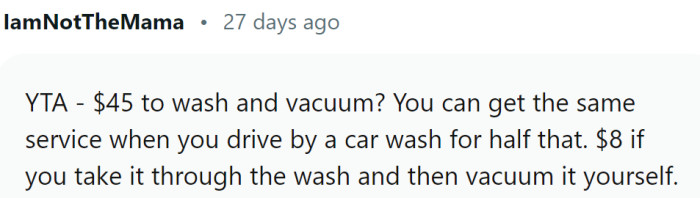 It does sound pricey