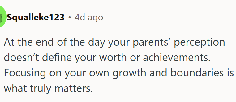 OP Should Focus on His Own Growth