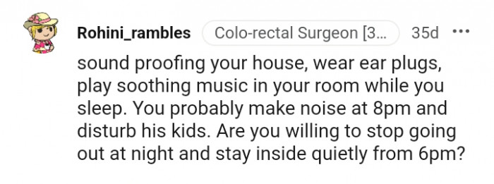 Are you willing to stop going out at night?