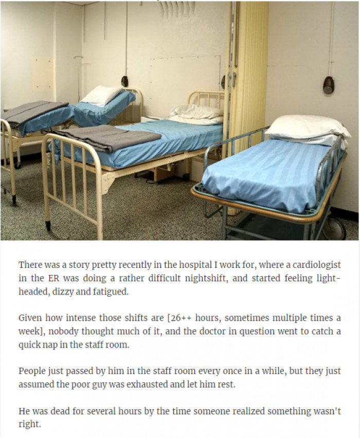 3. He was dead for several hours before anyone noticed.