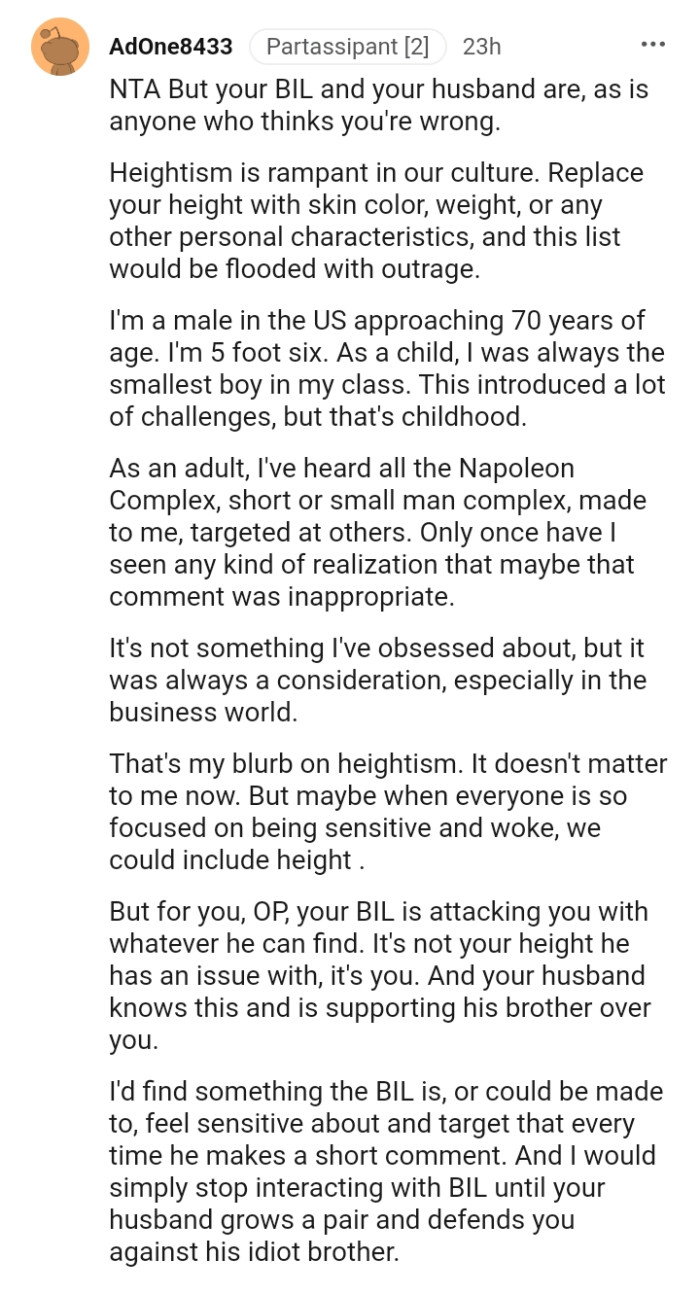 Anyone who thinks you're wrong is the AH