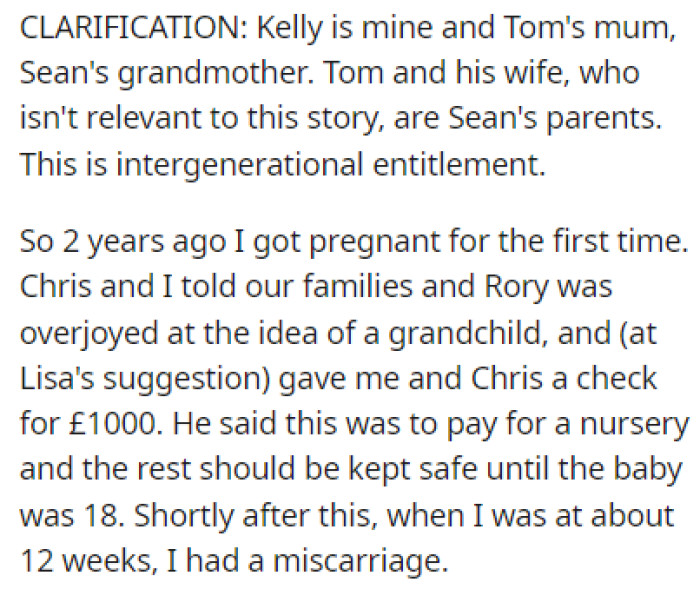 OP Got Pregnant Two Years Ago, But Unfortunately, She Had a Miscarriage