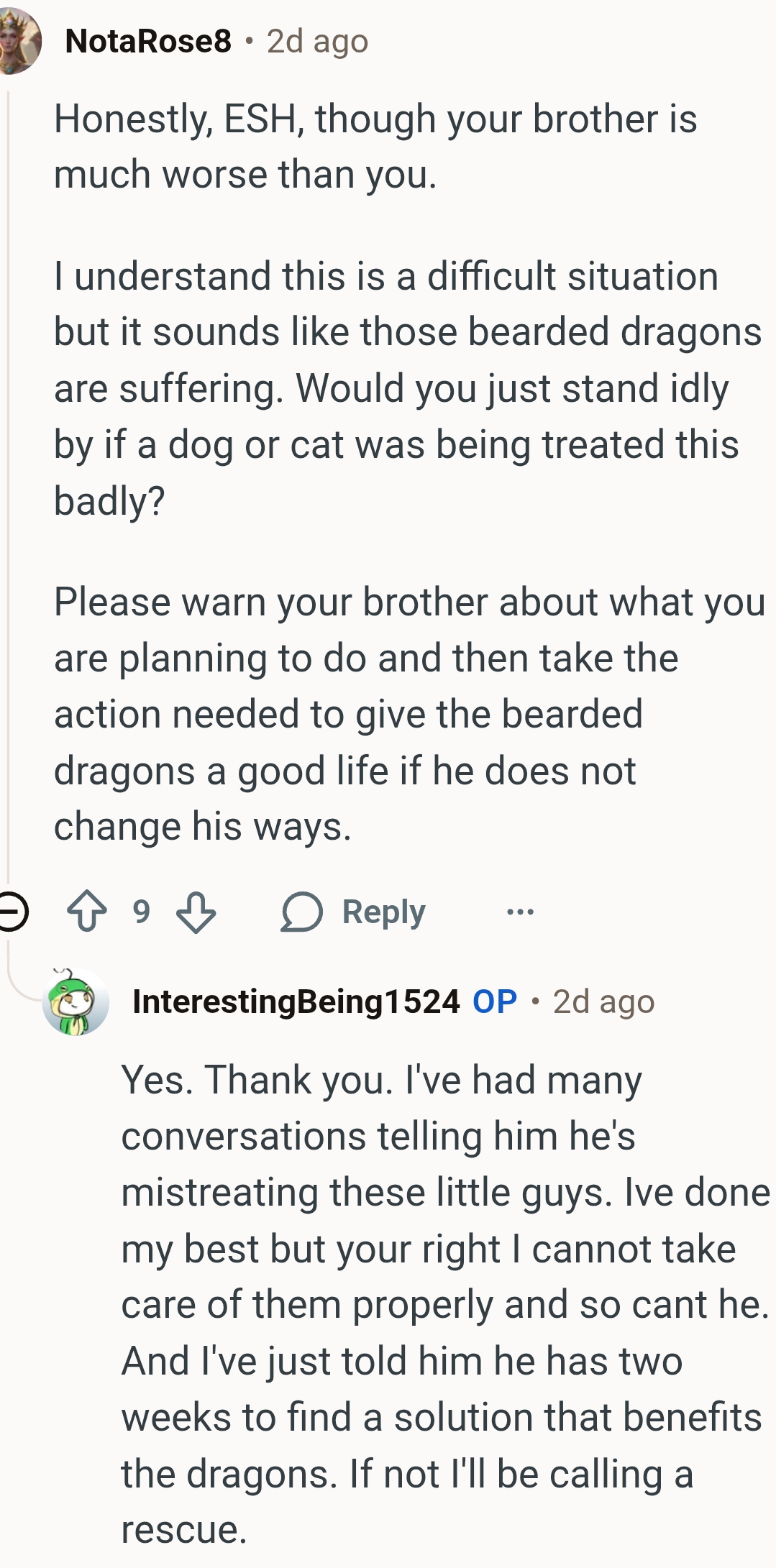 OP's Brother Should Be Warned