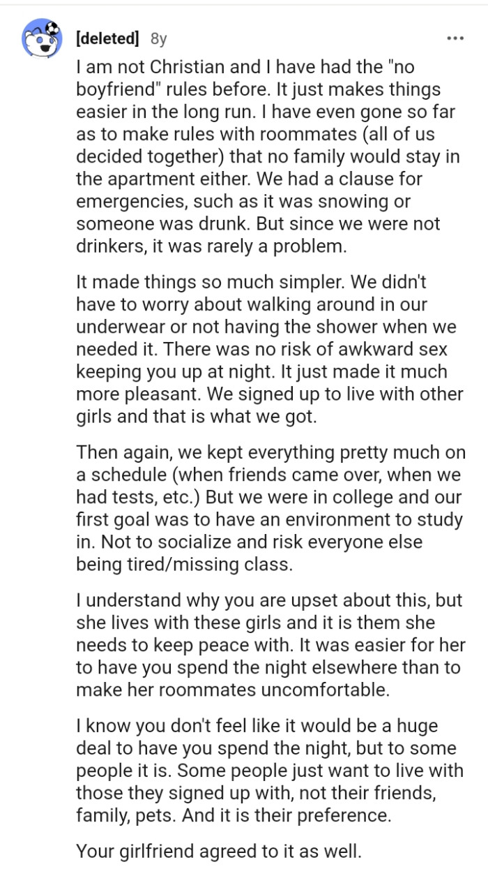 It just makes things easier in the long run