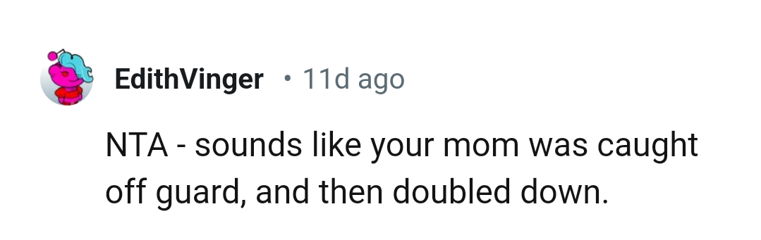 Being caught off guard