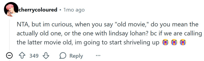 Okay, but what do you consider old?