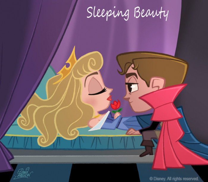 34. The Chibi Style Version of Sleeping Beauty