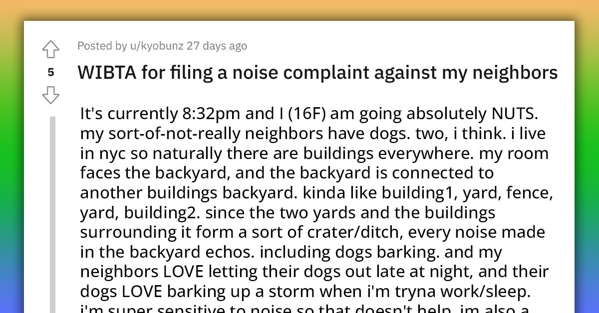 Redditor Shares Their Dilemma About Dealing With Noisy Dogs and Their Owners