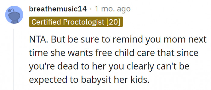 9. No more free babysitting