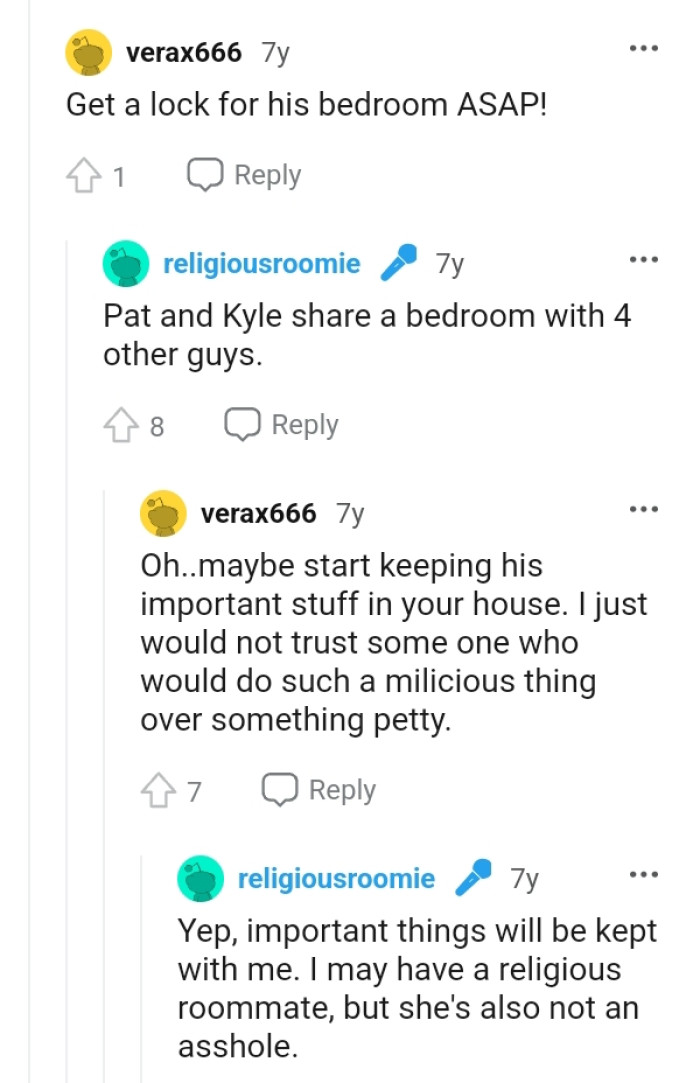 This redditor wouldn't trust someone who could do something like that