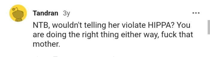 The OP is doing the right thing either way