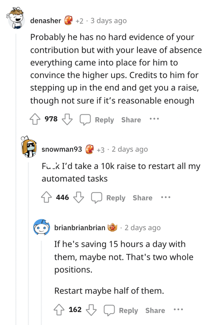 His leave made everyone understand how useful OP was