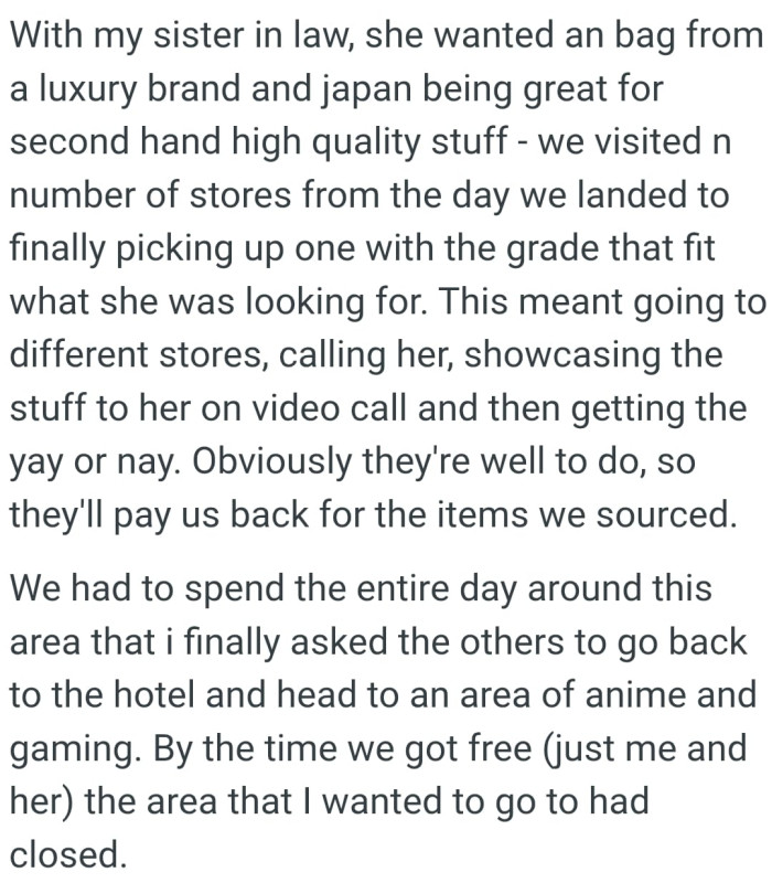 They are well to do, so they'll pay them back for the items they sourced