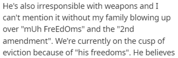 The Brother Is Also Irresponsible with His Weapons