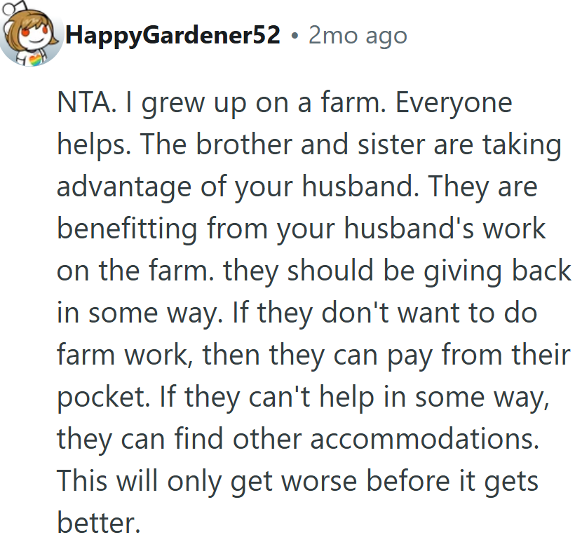 As every farmer knows, no one eats for free at harvest time.
