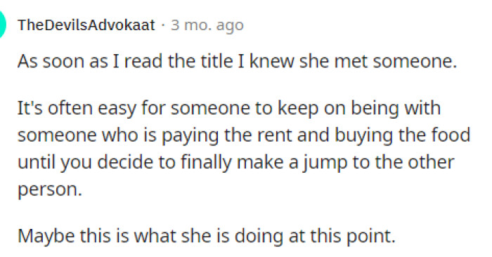 We already formed an opinion on the situation based on the title, but it's a bit worse than we initially thought given her reaction.