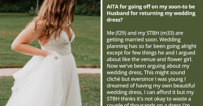 Heated Argument Ensues After Man Returns His Future Wife’s Dream Wedding Dress, Claiming She Was Just "Wasting Money"