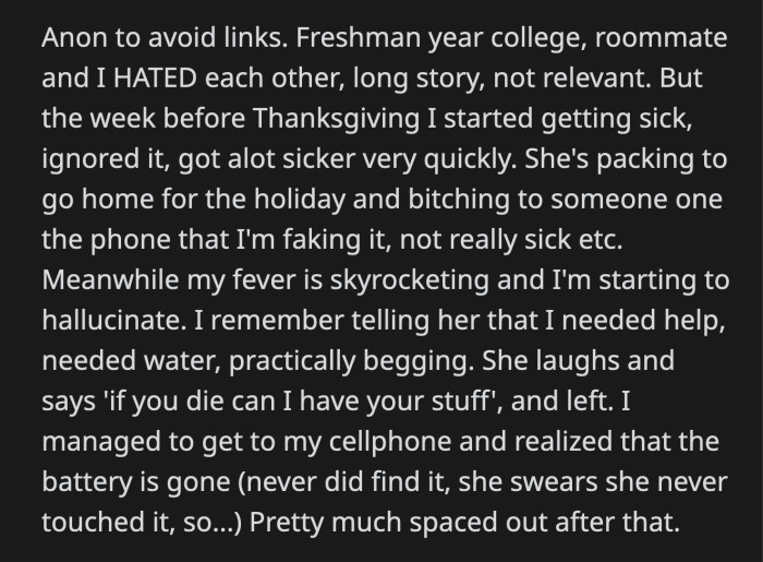At a party, OP watched her roommate approach her boyfriend's friend. He acted like he was into her. Then, as if he had a sudden realization, he asked, 