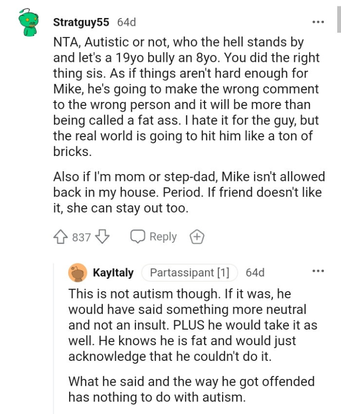 The real world is going to hit him like a ton of bricks.