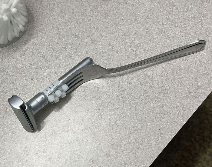 "For Shaving My Back"