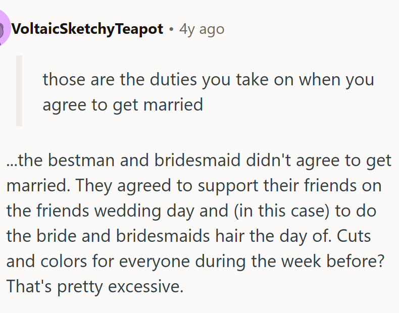 They are not the ones getting married
