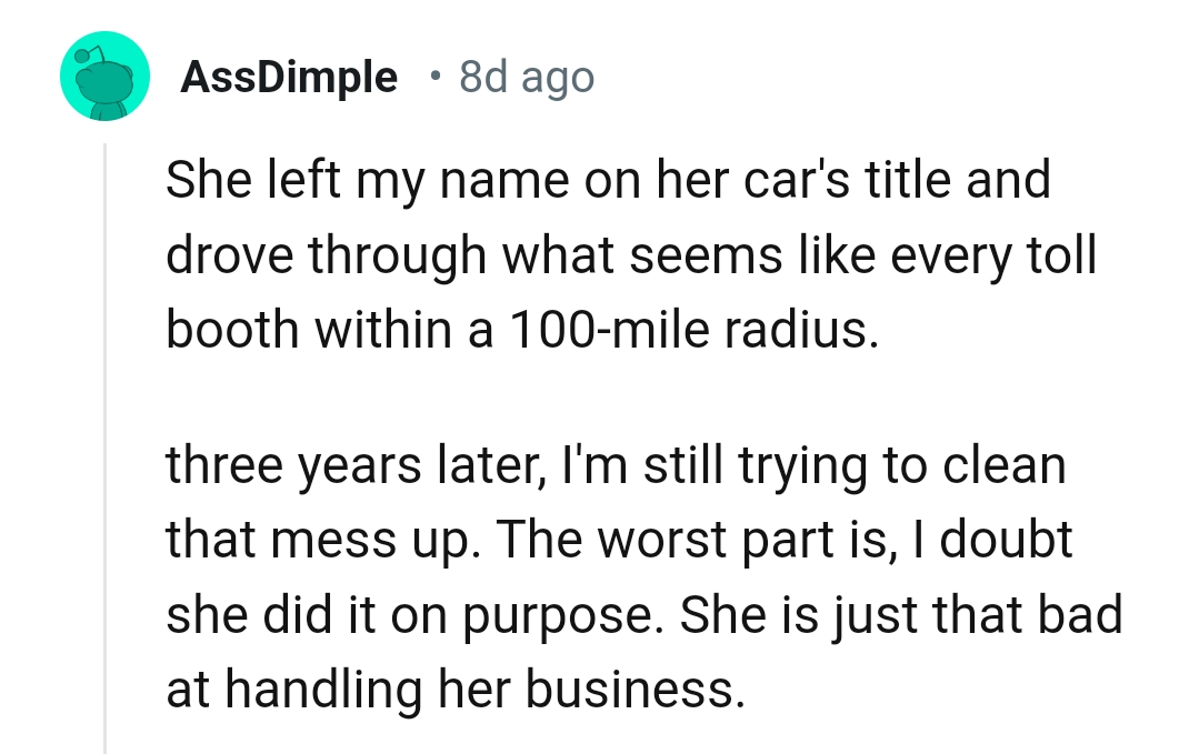 14. Trying to clean up the mess